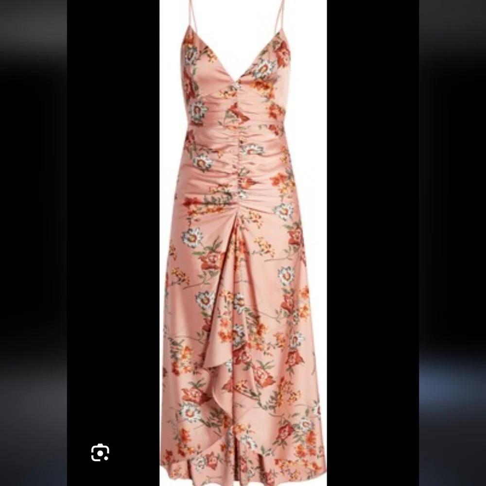 Lulus Floret Studios Mauve Floral Spaghetti Strap High- Low Sundress - Picture 4 of 10